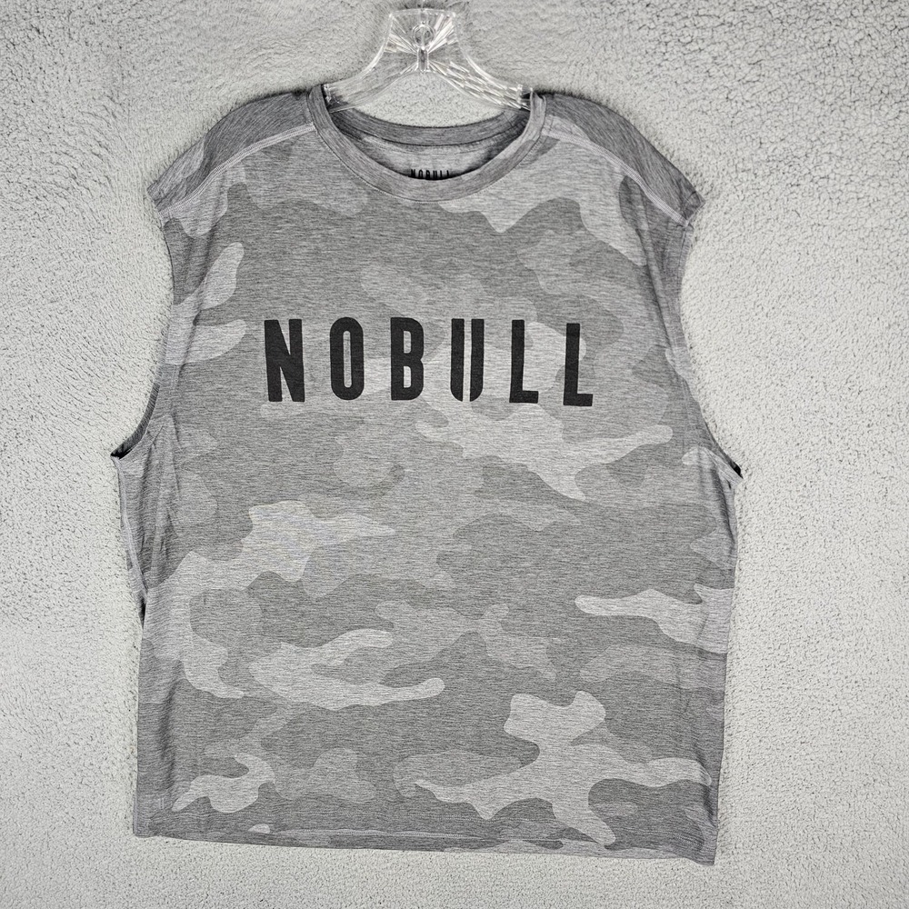 Nobull CrossFit Muscle Tank Top Men's 2XL Camouflage Gym Athletic Sleeveless